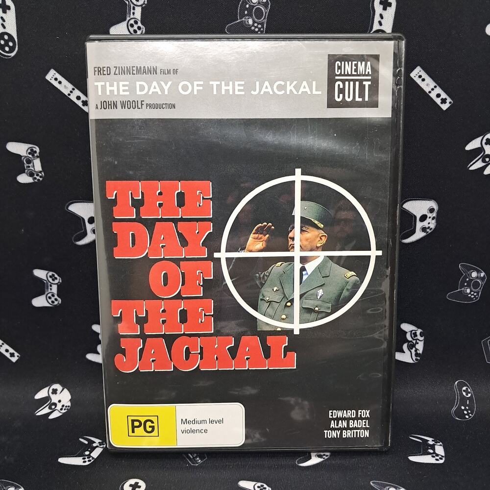 The Day of the Jackal (DVD, 1973) Fred Zinnemann Edward Fox - Region 4
